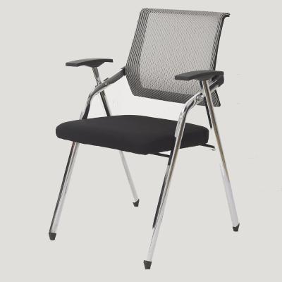 China Foldable Folding Chair Training Writing Board with Table Panel Chair Folding Conference Room Chair for sale