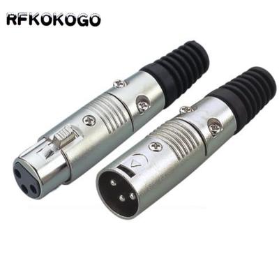 China audio & Male Xlr 3 Pin Panel Mount Connector Female Xlr Video Socket With Cheap Price for sale