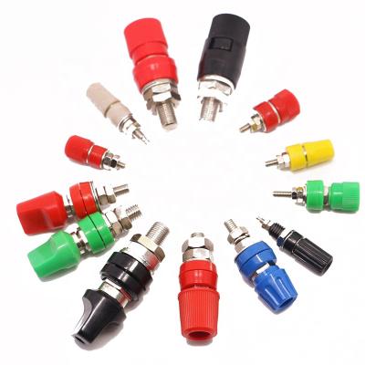 China audio & Video Header Banana Sockets Connectors Accepting M3 M4 M6 M8 M10 M16 Binding Post 4mm Banana Jacks for sale