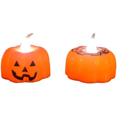 China Halloween Easter Pumpkin Night Light Glowing Battery Operate LED Candle For Party Decoration for sale