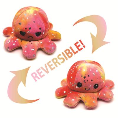 China Reversible Soft Cute Kids Gift Juguetes De Navidad Toys Flip Octopus Stuffed Plush Doll Excellent Design Christamas Home Decor Christmas Decorations for sale