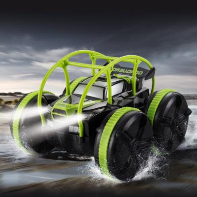 China RC Model 4WD 360 Degree Dancing Stunt Off Road RC Cars Amphibious Car With Light for sale