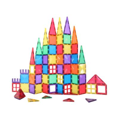 China Building Toy Montessori Kids Educational Toys Magnetic Tiles Magnetic Blocks Play Plastic Building Blocks for sale