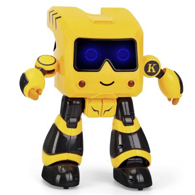 China Cartoon Toy SOLI RC Robot Intelligent Singing Dance Educational Robotic Model Touch Toys For Children for sale