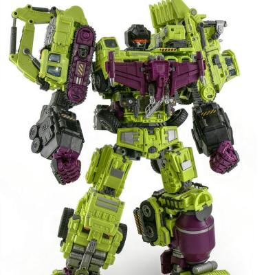 China DIY TOY High Quality Oversized Devastator Transformation Toys Cool Action Number Robot Car Trucks Model Boy Toys Crochet Robot De Juguete for sale