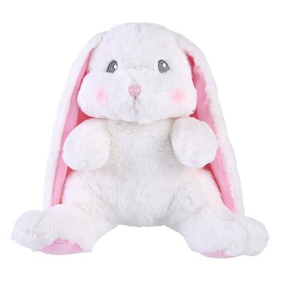 China Custom Cute White Ear Toy Stuffed Plush Bunny Soft OEM New Easter Bunny Kids Gifts Long for sale