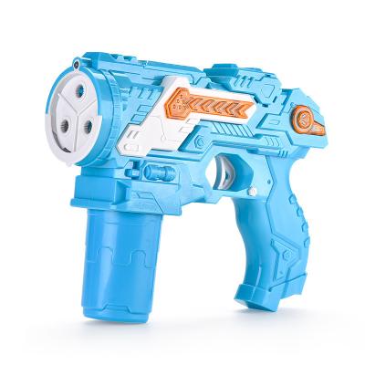 China Multi-hole Electric Automatic Bubble Light Colorful LED Bubble Blowing Toy Gun Gifts For Kids Gift for sale