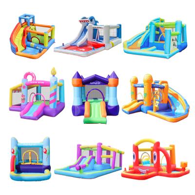 China Outdoor Playground Factory Oxford Playground Yard Kids Nylon Inflatable Bouncy Jumping House for sale