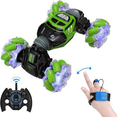 China 2.4G High Speed ​​Stunt Car Carros De Control Remoto Remote Control Beautiful Design RC Car 1:10 Dual Watch Gesture Remote Control RC Car for sale