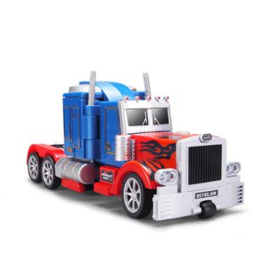 China Cool Autobots popular around the world 2.4G car new multifunctional deformed RC electric robot remote control truck toys for sale