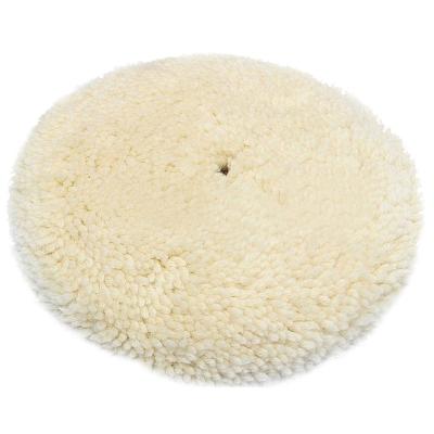 China 7inch 180mm Soft Wool Hood Polishing Clean Buffing Pad For Auto Car Polisher for sale