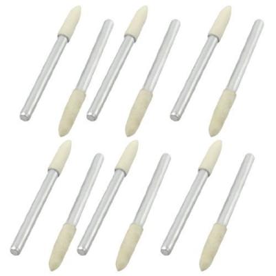 China Conical Polishing Jewelry 12 Pcs 3mm Shank 3mm Diameter Wool Felt Bobs Polishing Tool for sale