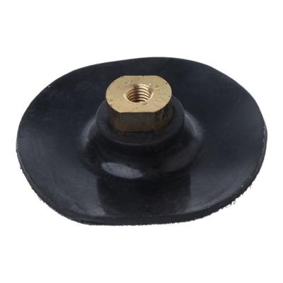 China Car Body Rubber Based Back Pad For Diamond Polishing Backer Pads Sanding Discs Backing Rack With M14 for sale