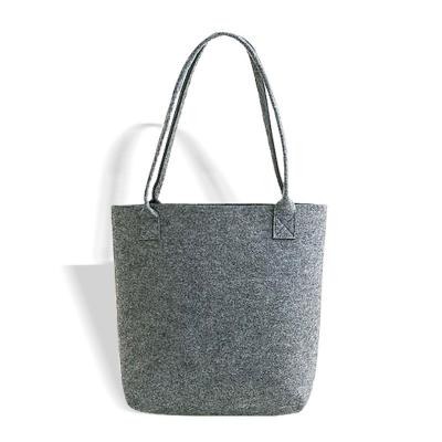 China Normcore/Creative Lady Tote Solid Hand 2020 Women's Minimalist Handbag Made Bag Designer Square Trend Felt Bags for sale