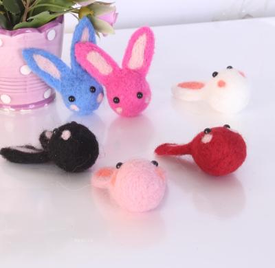 China Christamas decoration how to woolen felt felt rabbit felt crafts for Christmas for sale