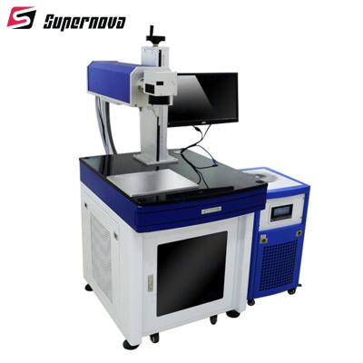 China Van de de Gravuremachine van de hoge Precisie UVlaser de Laserglas die Machine merken Te koop