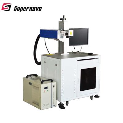 중국 휴대전화 플라스틱 덮개를 위한 새로운 디자인 DMU-3W UV 레이저 표하기 기계 판매용