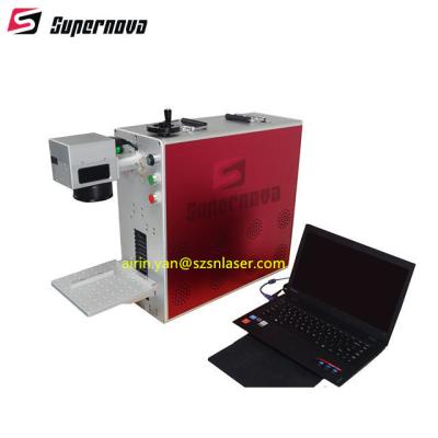 China Neue Zustands-Minifaser-Laser-Markierungs-Maschine 20W für Schmuck/Bearingwatche zu verkaufen