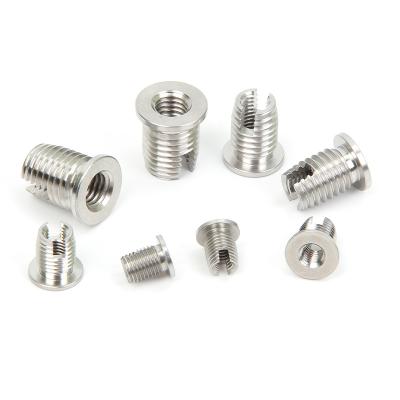 China Type L302 Flange Head Threaded Insert Self Tapping Knurled General Industry Manufacturers Stainless Steel Chinese Nuts for sale