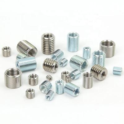 China Heavy Industry Factory Direct303Stainless M10M12M14M16M18M20 Threaded Inserts Steel Self Tapping Sleeve Screw Slotted Inner and Outer Tooth Nut for sale