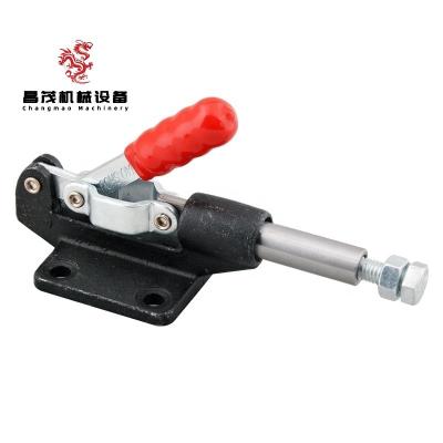 China Quick Locking and Holding Haoshou HS-304-CM Ductiles Iron Base compact push pull toggle clamp for Assembly & test for sale