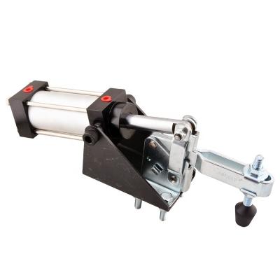 China Quick Locking Elbow clamp fixture HS-12265-A replaceable CH GH pneumatic fixture, capacity 340KG, 750lb, 1/8-inch inlet (similar to 810-U) for sale