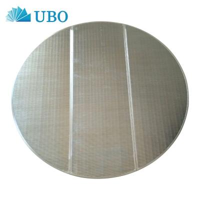 China Fake Beer Bottom Screen Wedge Wire Wrapped Johnson Lauter Ton Screen Panel For Brewery for sale