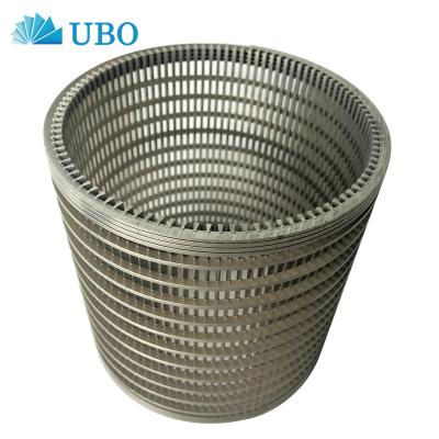 China Rotary Oil Drilling Drum Filter Tube Pipe Basket Used In Swimming Pool Water Filtration System for sale