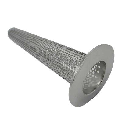 China energy & Factory Custom Stainless Steel Basket Perforated Filter Oil Extracting Perforated Well Screen for sale