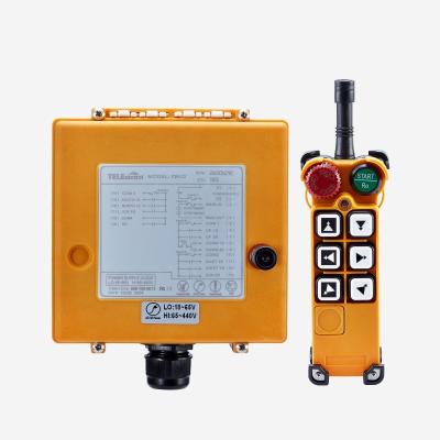 China Waterproof F26-C3 6 Way Two Step Dual Button Industrial Radio Remote Control for Crane Command Controller for sale