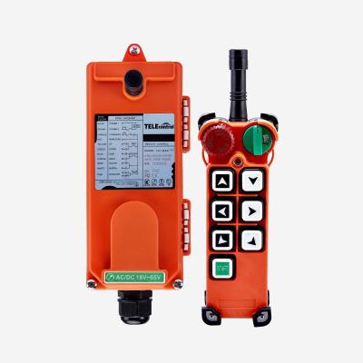 China Crane Ningbo Uting Telecontrol 12V 24V 36V 48V 220V 380V 6 Buttons Wireless Channel Way Radio Remote Control for Crane and Crane for sale