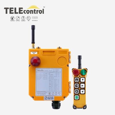 China Uting F24-6D 6 waterproof wireless remote control two-speed transmitter and receiver key for crane for sale