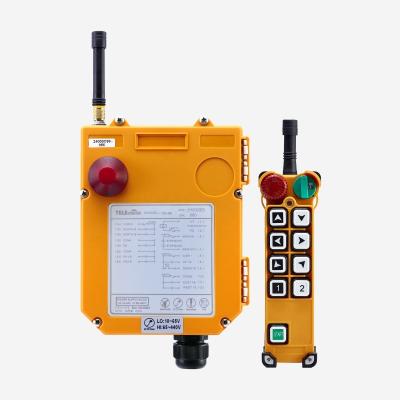 China Uting F24-8S factory price waterproof sales 8 speed single push buttons radio remote control for overhead crane for sale