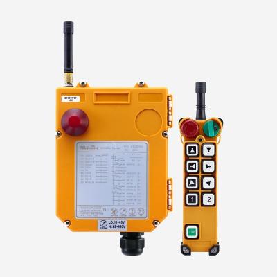 China Ningbo Uting Industrial Wireless Remote Control F24-8D 8 Channel Dual Speed ​​Waterproof Remote Control for Crane Command Air for sale