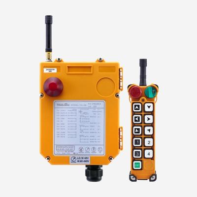 China Uting Industrial Wireless Remote Control F24-10S 10 Gear Waterproof Single Buttons Remote Control for Overhead Crane and Crane F2410s for sale