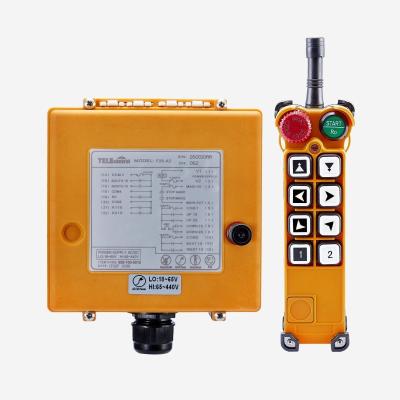 China Waterproof 8 Push Button Industrial Wireless Crane Control Switch F26-A2 with Dual 2 Button Up and Down for Cranes Monorail for sale