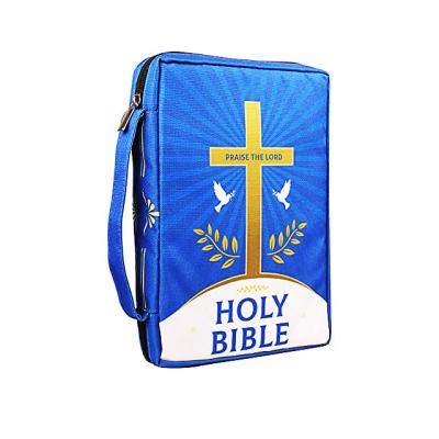 China Zippered High Quality Bible Case Handle and Pocket Bible Plus Case Multifunctional Book Case Church Bag Bible Carrying Cover For Women for sale