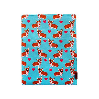 China The Medium Teenage Book Cover Corgi Dog Book Sleeve Custom Fashion Book Cover Sleeves For Student Gift for sale