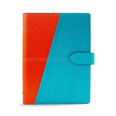 China Wholesale 6 Ring Binder Cover School Planner Factory Price Design A5 Hard Cover Book Daily Leather Planner New for sale