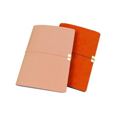 China Wholesale Leather Hardcover Book Daily Planner Custom 6 Ring Binder Design A5 Daily Planner Magnetic Attraction Magnetic Attraction Cover Planner With Custom Printing Logo for sale