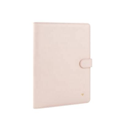 China Eco-Friendly Promotional Spiral Custom A5 Leather 6 Ring Binder Planner for sale