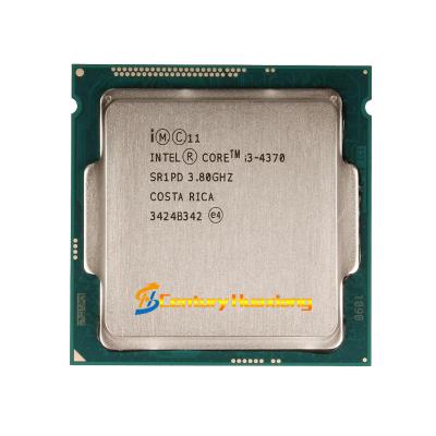 China Processor Intel Core i3 4370 3.8GHz 4M Desktop CPU LGA1150 With I3-4330 I3-4340 I3-4350 I3-4360 I3-4370 Desktop CPU Wholesaler for sale