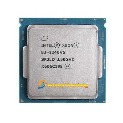 China Xeon CPU E3-1220V5 E3 1225V5 E31230V5 E3-1240V5 E3-1245V5 E3-1270V5 E3-1275V5 Xeon Server Desktop Processor for sale