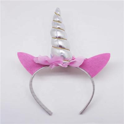 China Gift Factory Christmas Unicorn Hair Band For Party Props for sale