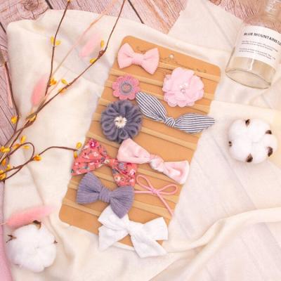 China Baby Bowknot Baby Hair Accessories Smooth Custom Flower Elastic Headband for sale