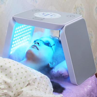 China Foldable 7 Color Pain Relief Jet Spectrometers Care Wrinkle Remover Facial Skin Tightening Beauty Equipment PDT LED Light Therapy Machine for sale