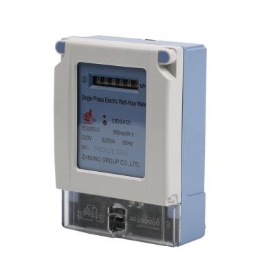 China 25 Years Zhiming Brand DDS450 Home Use Electric Single Phase Watt DDS450 Energy Meter for sale