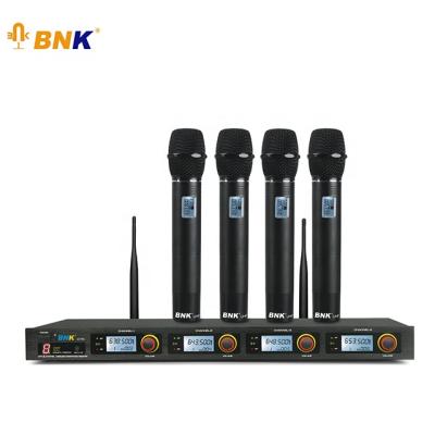 China Headset Microphone BNK Ktv UHF Wireless Microphone X75 Wireless Handheld Microphone for sale