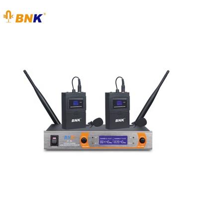 China Headset Audio Wireless Microphone BNK Clip On Microphone System Micrfono Solapa BK9B for sale