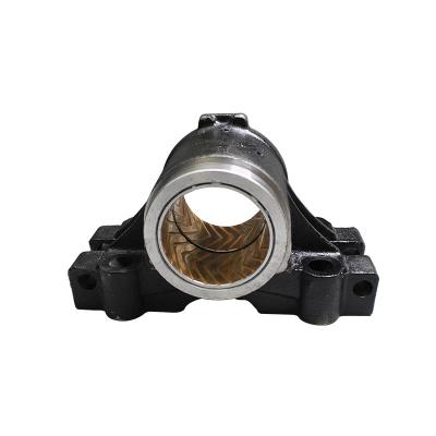 China 2000-2020 Year 6WF1 Truck Parts Spring Trunnion Saddle Seat With Bushing 50*25*35cm for sale